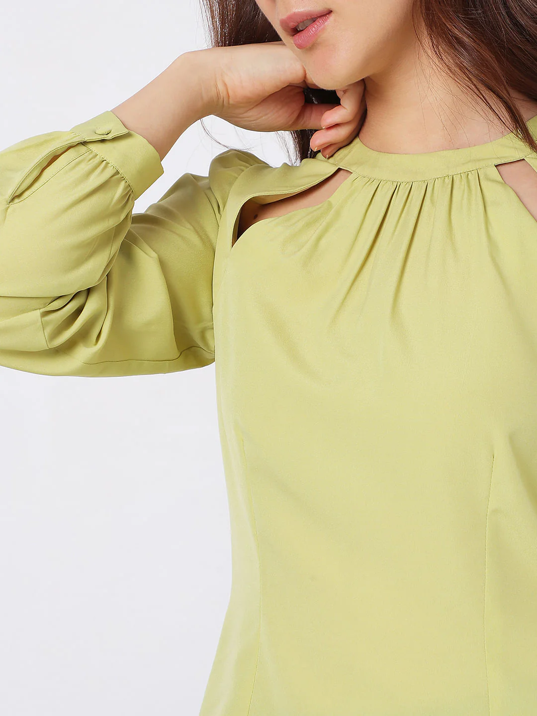 Green Cut-Out Top - Image 6