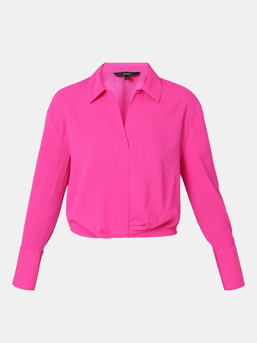 Pink Cropped Shirt - Image 7