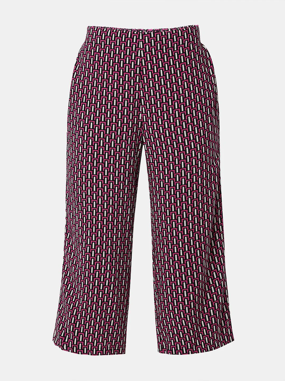 Pink High Rise Co-Ord Culottes - Image 7