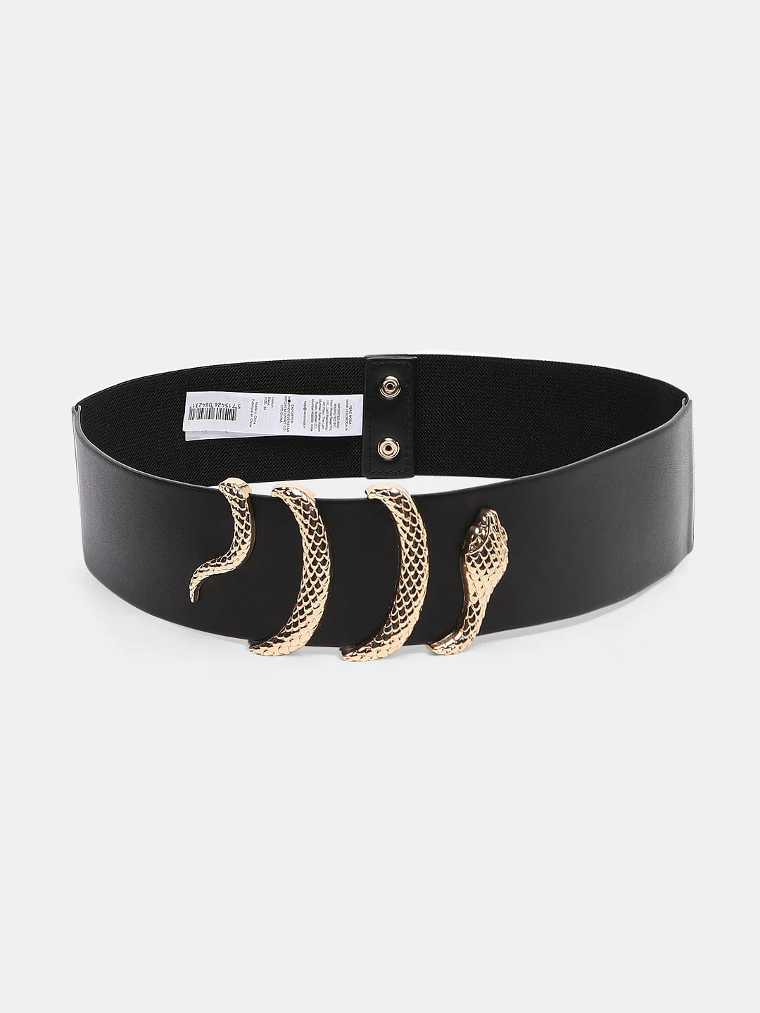 Black Snake Buckle Waist Belt - Image 2