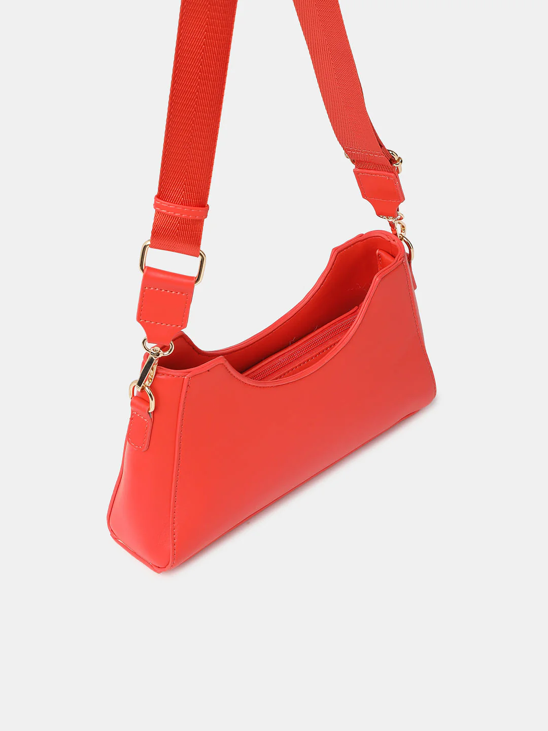 Peach Structured Sling Bag - Image 3