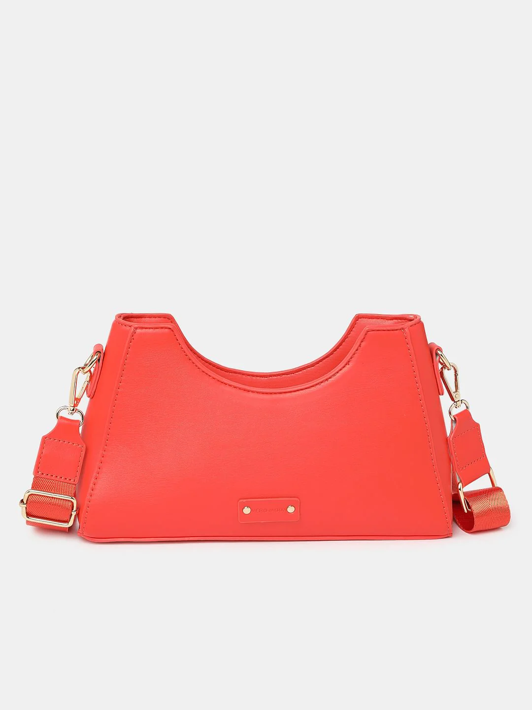 Peach Structured Sling Bag - Image 4