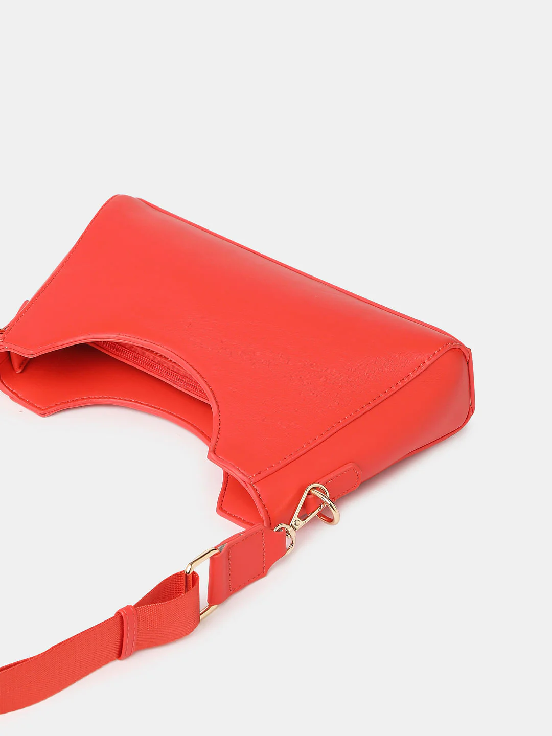 Peach Structured Sling Bag - Image 5