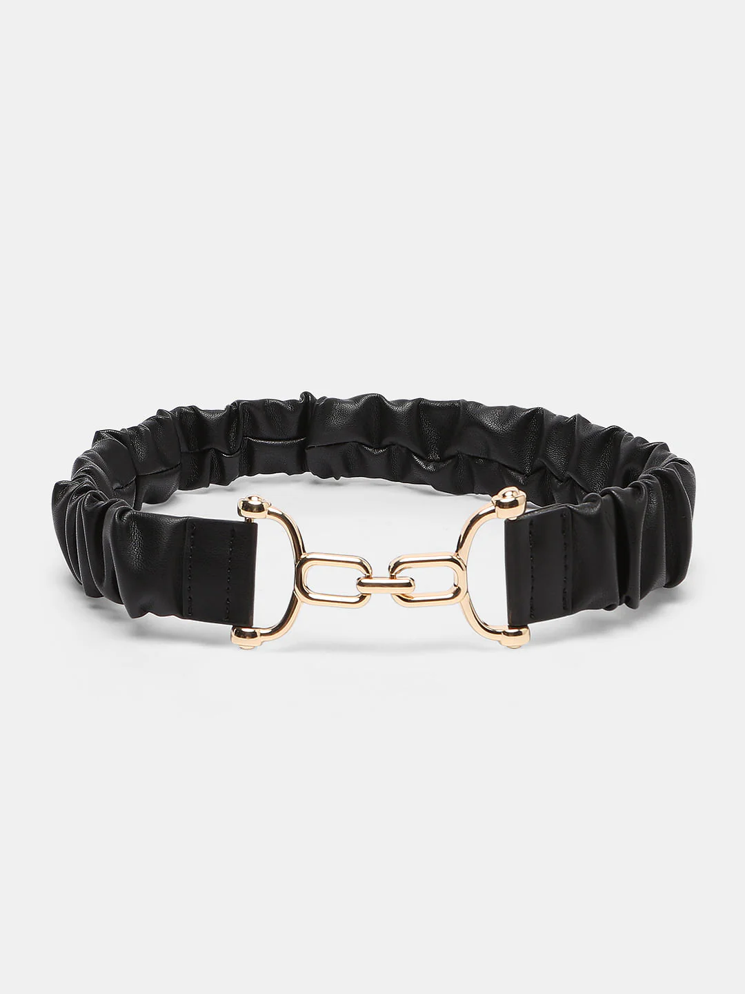 Black Wrinkle Waist Belt - Image 2