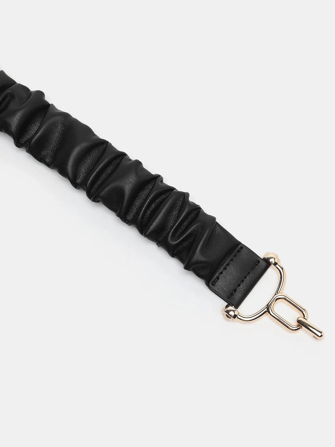 Black Wrinkle Waist Belt - Image 4