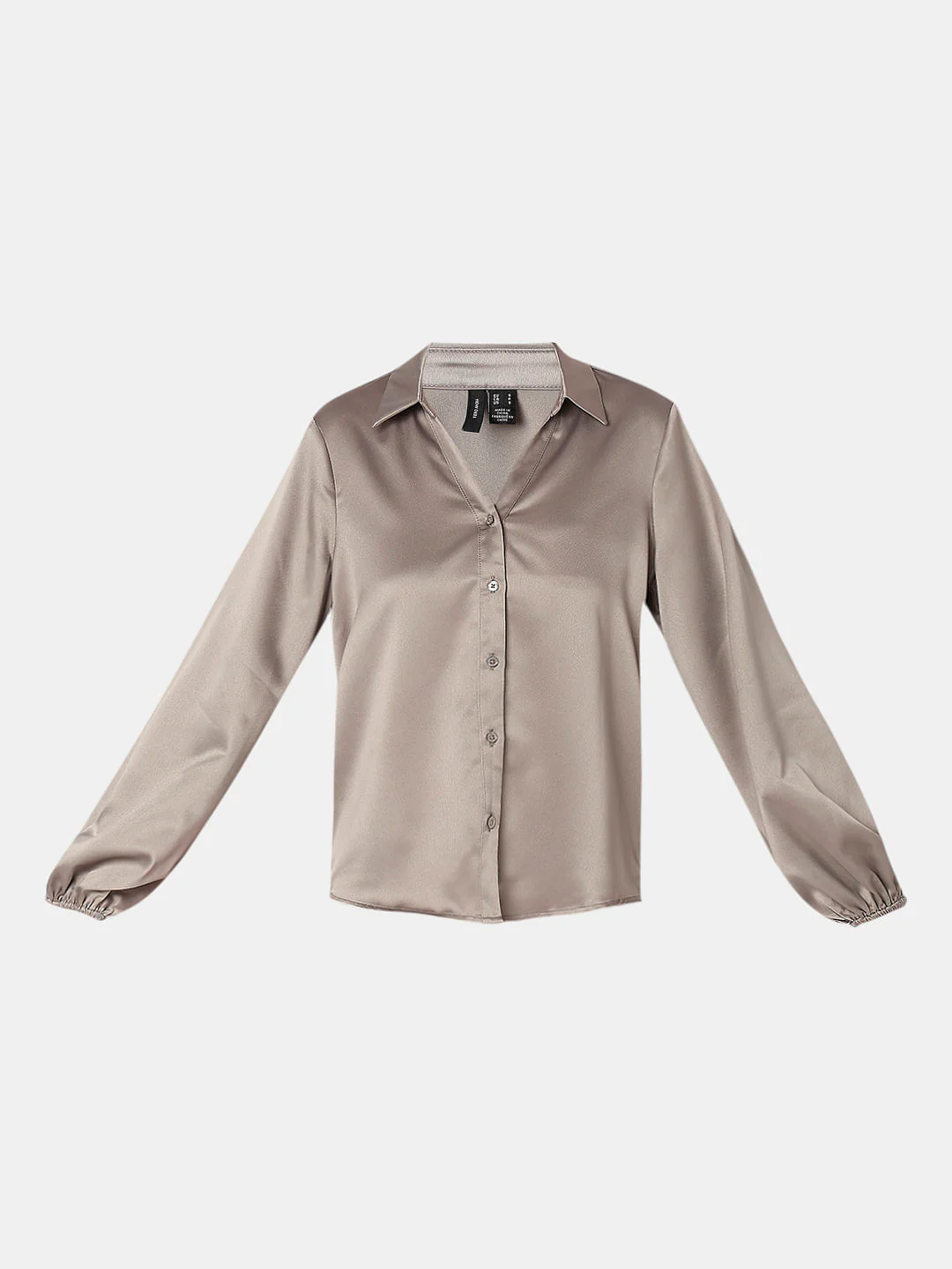 Champagne Satin Shirt - Image 7