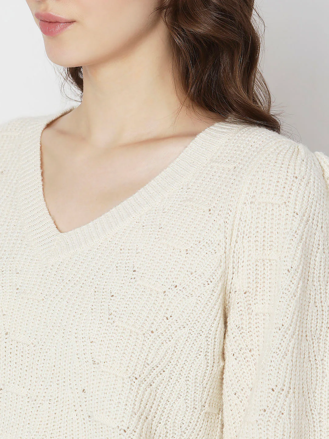 Off-White Pointelle Pullover - Image 8