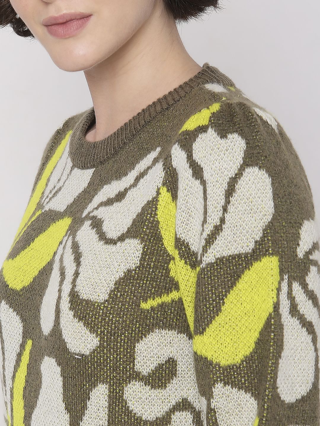 Green Printed Pullover - Image 8