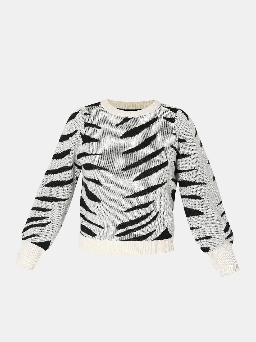 Black Printed Pullover - Image 7
