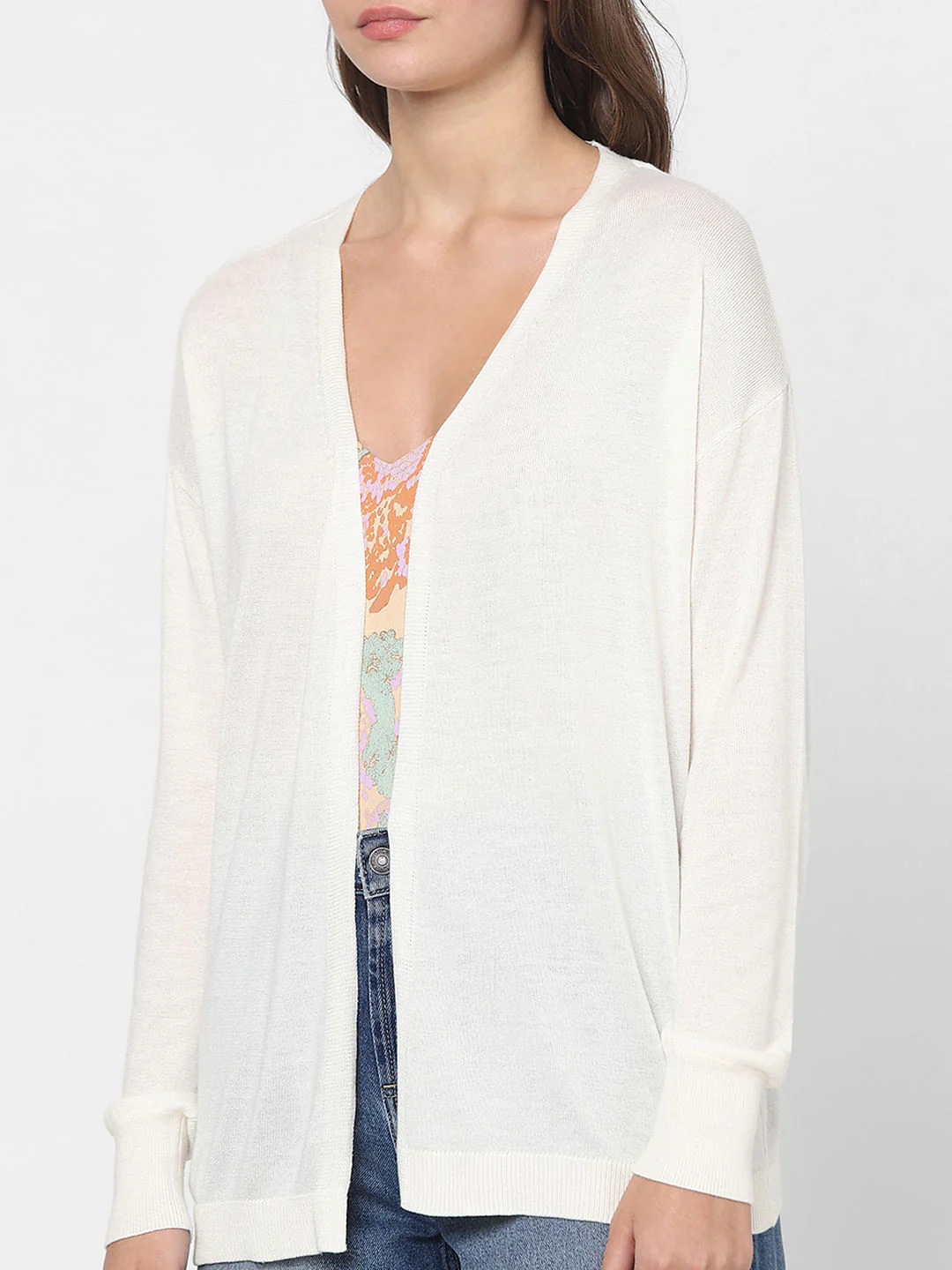 Off-White Front Open Cardigan - Image 6