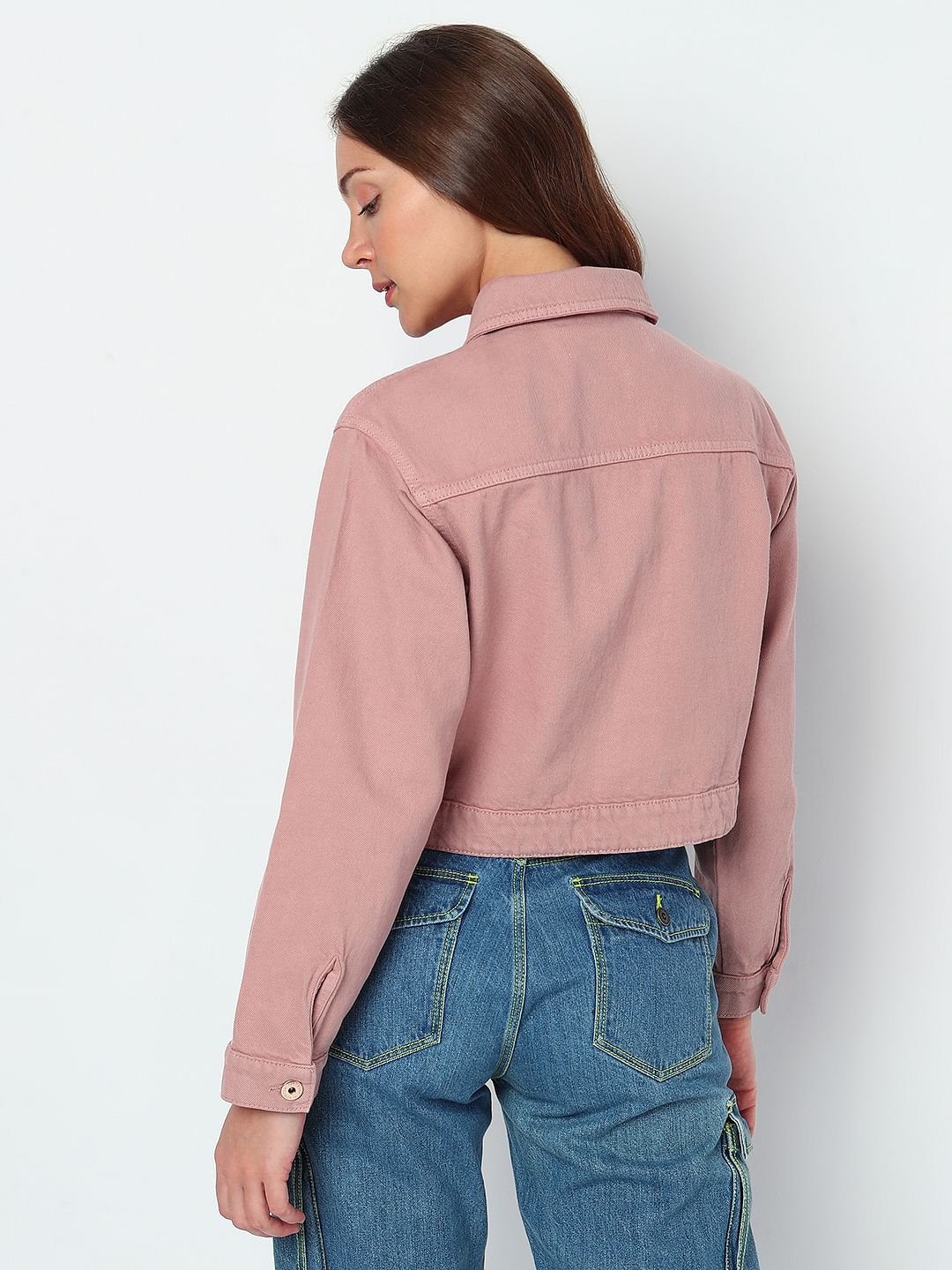 Pink Denim Jacket - Image 4