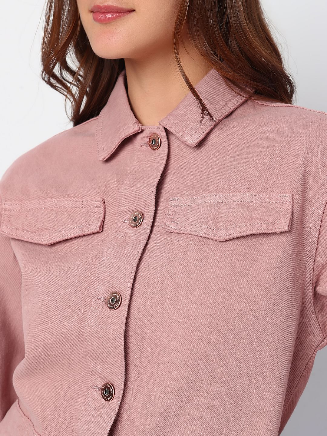 Pink Denim Jacket - Image 6
