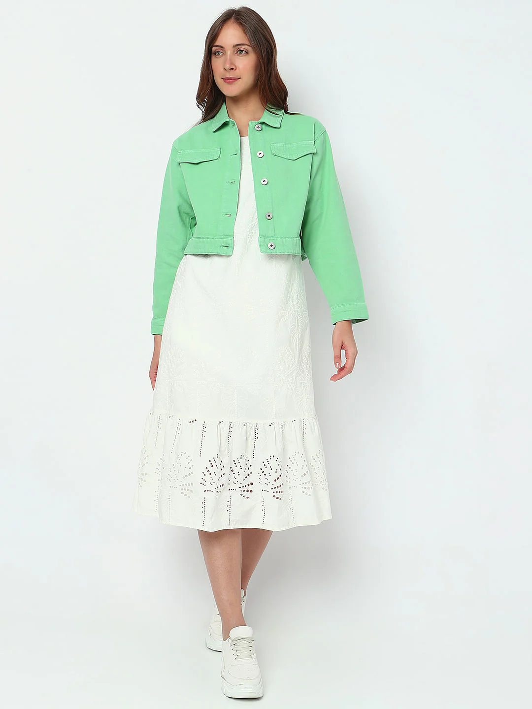 Green Denim Jacket - Image 5