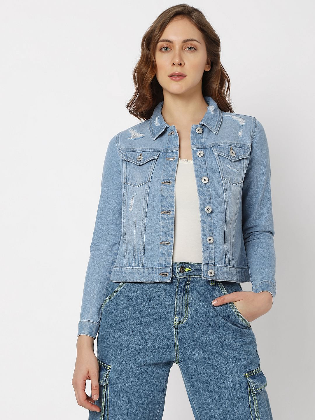 Blue Trucker Denim Jacket - Image 2