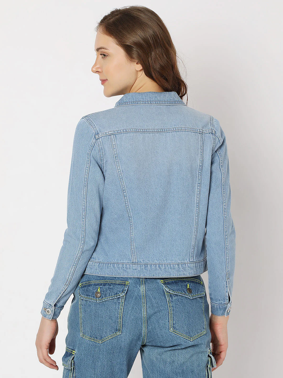 Blue Trucker Denim Jacket - Image 4