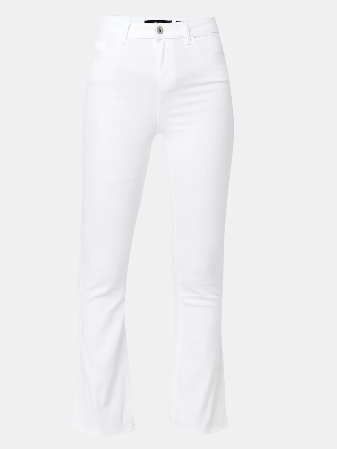 White High Rise Petra Bootcut Jeans - Image 7
