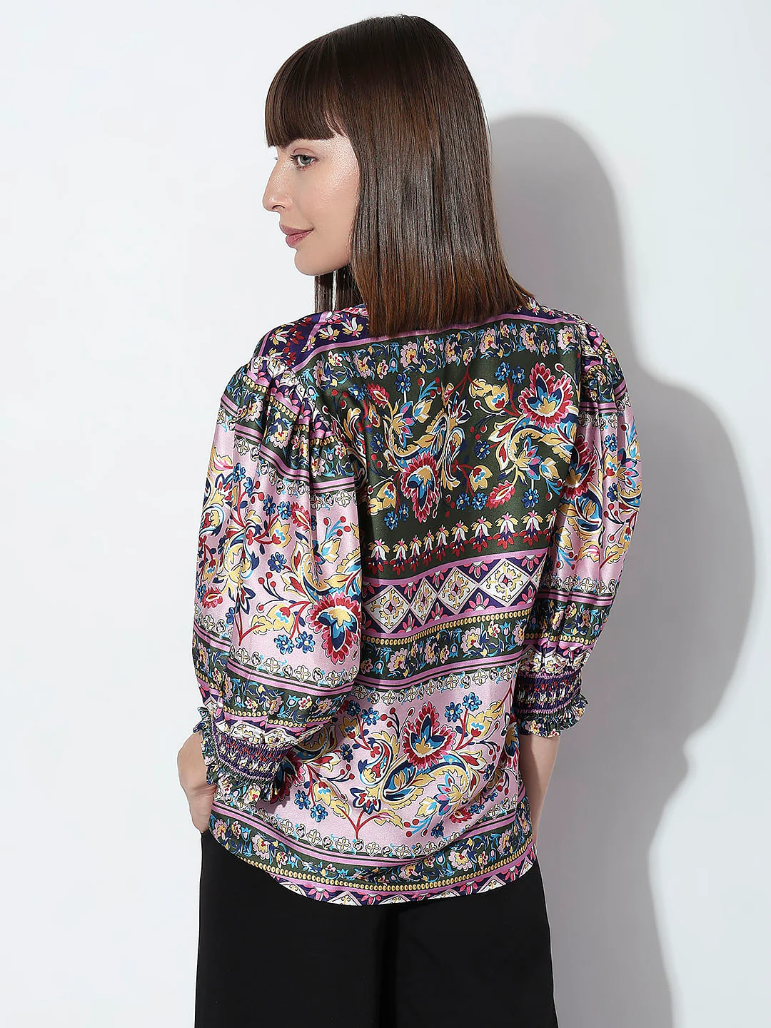 Purple All Over Print Top - Image 4