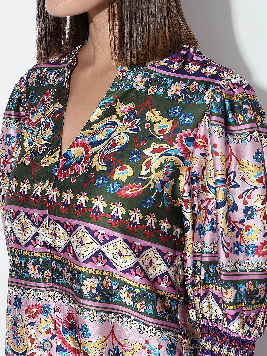 Purple All Over Print Top - Image 8