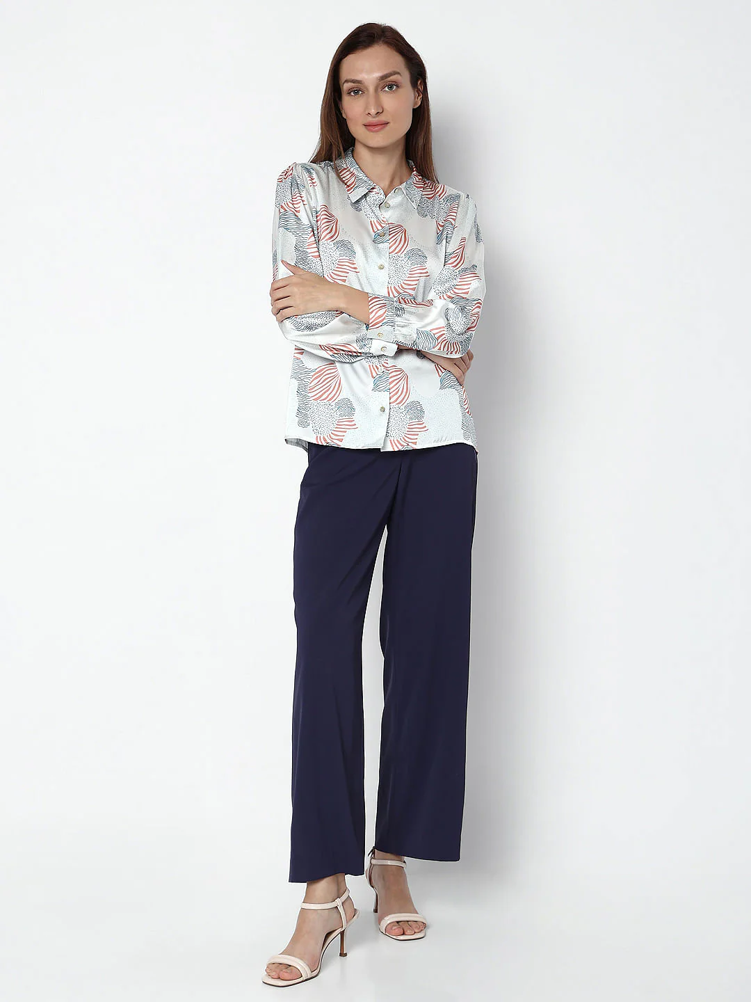 White Printed Shirt - Image 5