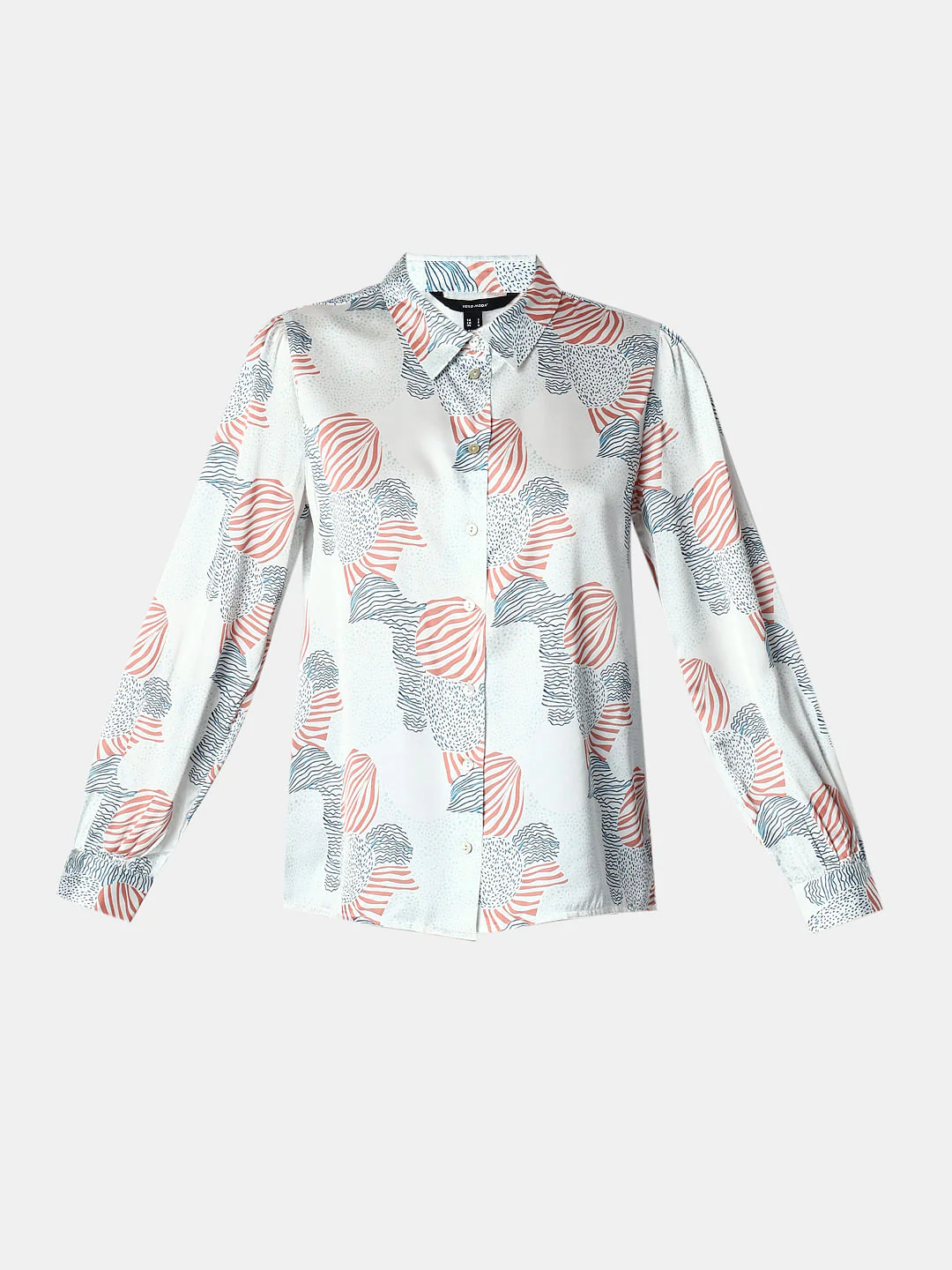 White Printed Shirt - Image 7