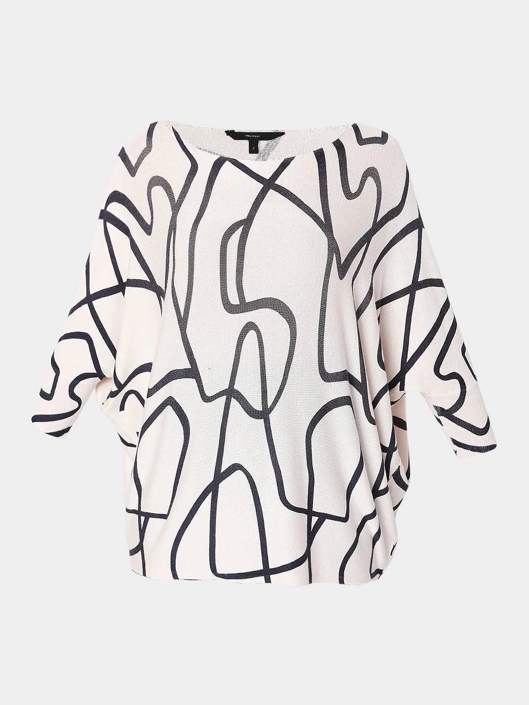 Light Pink Abstract Print Top - Image 7
