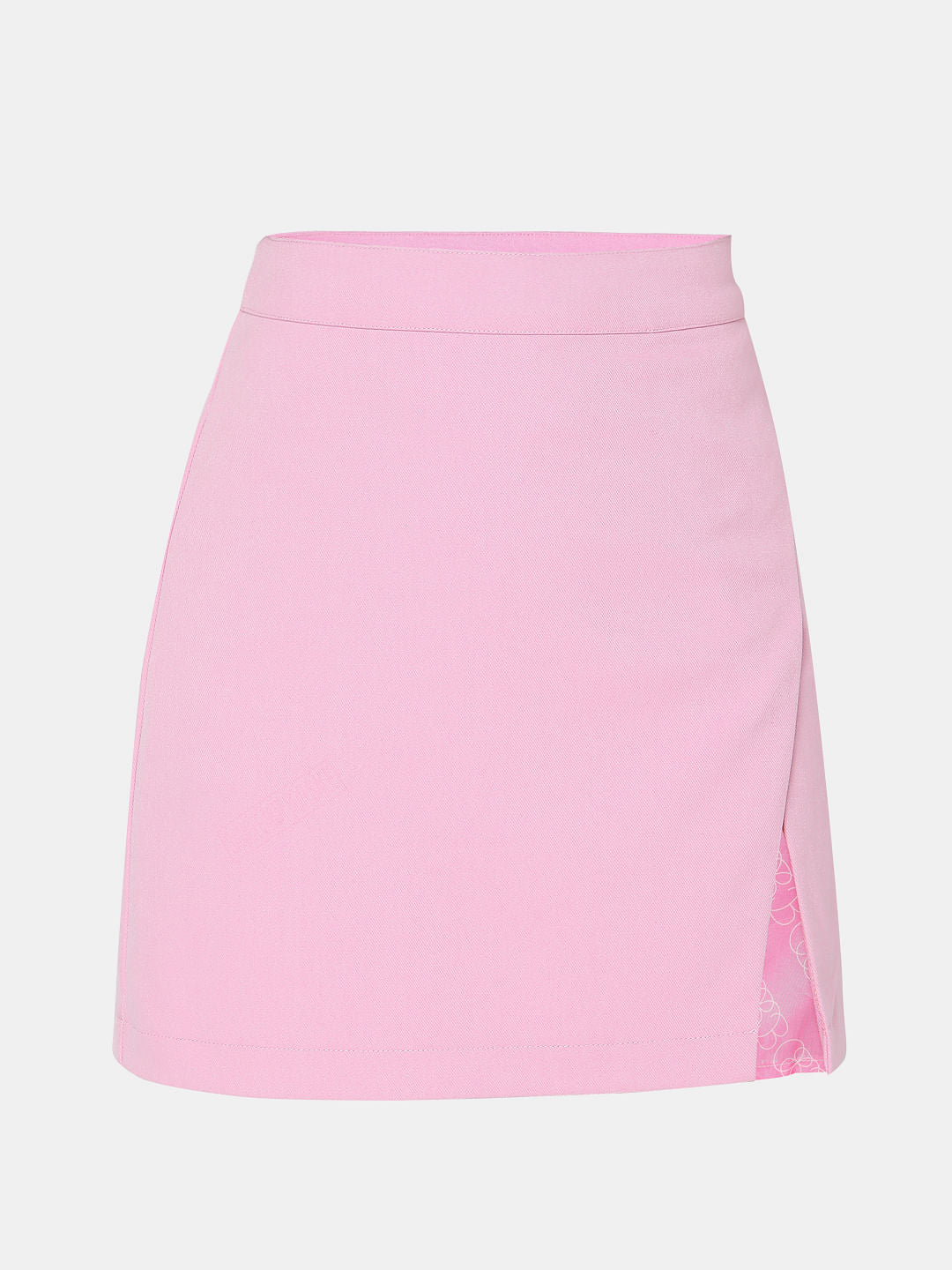 Pink High Rise Mini Skirt - Image 7