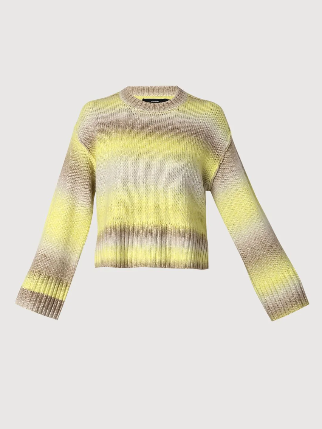 Neon Green Colourblocked Ombre Pullover - Image 7