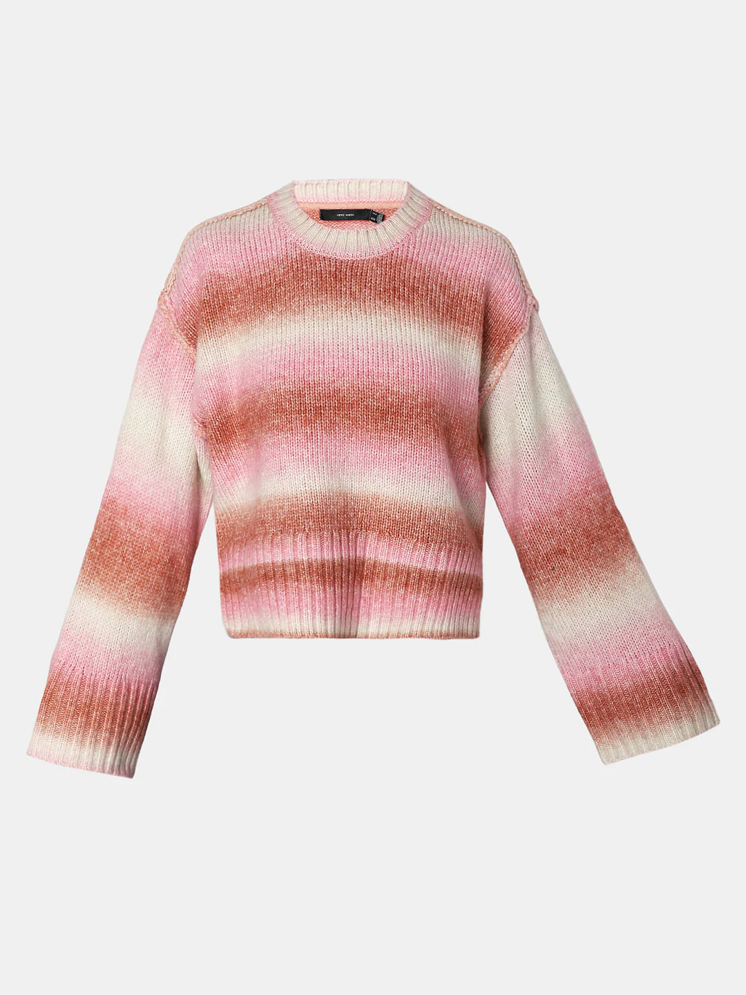 Neon Green Colourblocked Ombre Pullover - Image 7