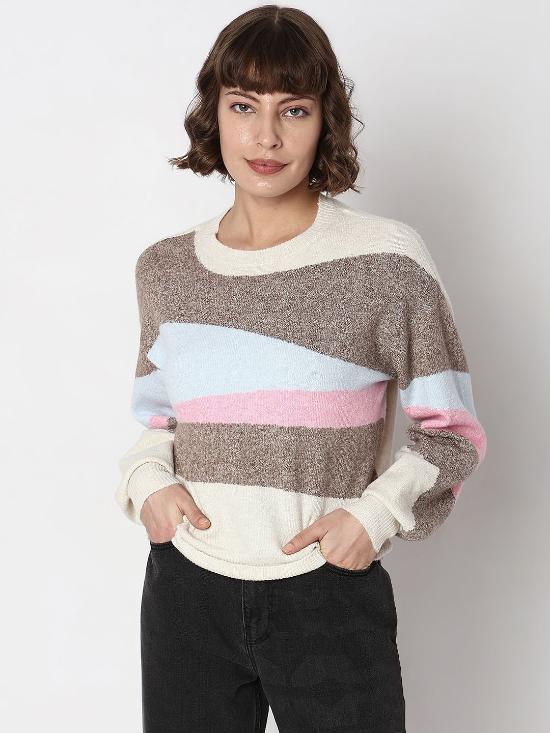 Off-White Colourblocked Pullover - Image 2
