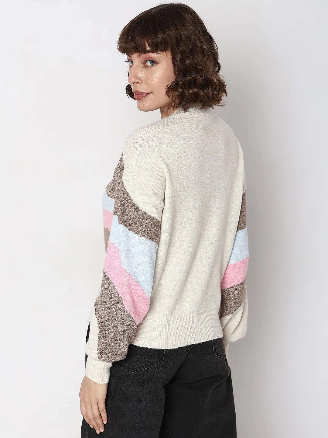 Off-White Colourblocked Pullover - Image 4