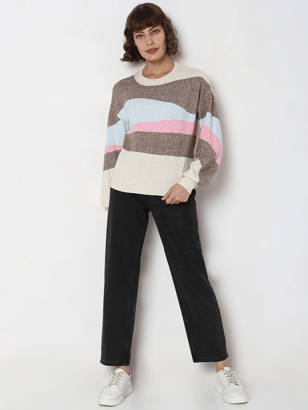 Off-White Colourblocked Pullover - Image 5