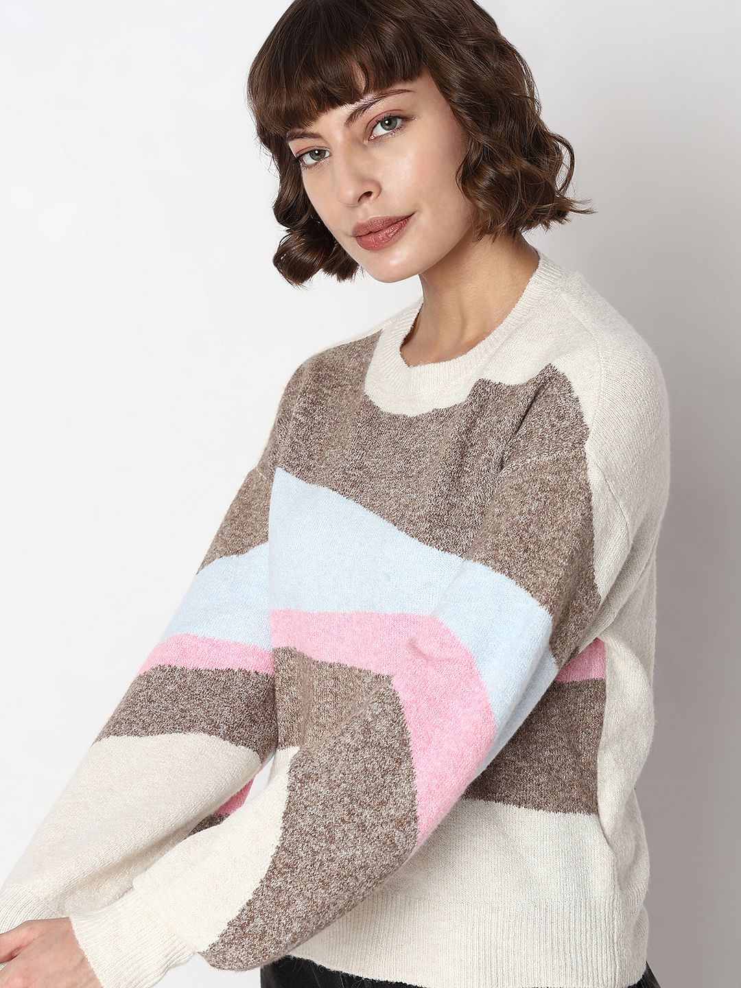 Off-White Colourblocked Pullover - Image 6
