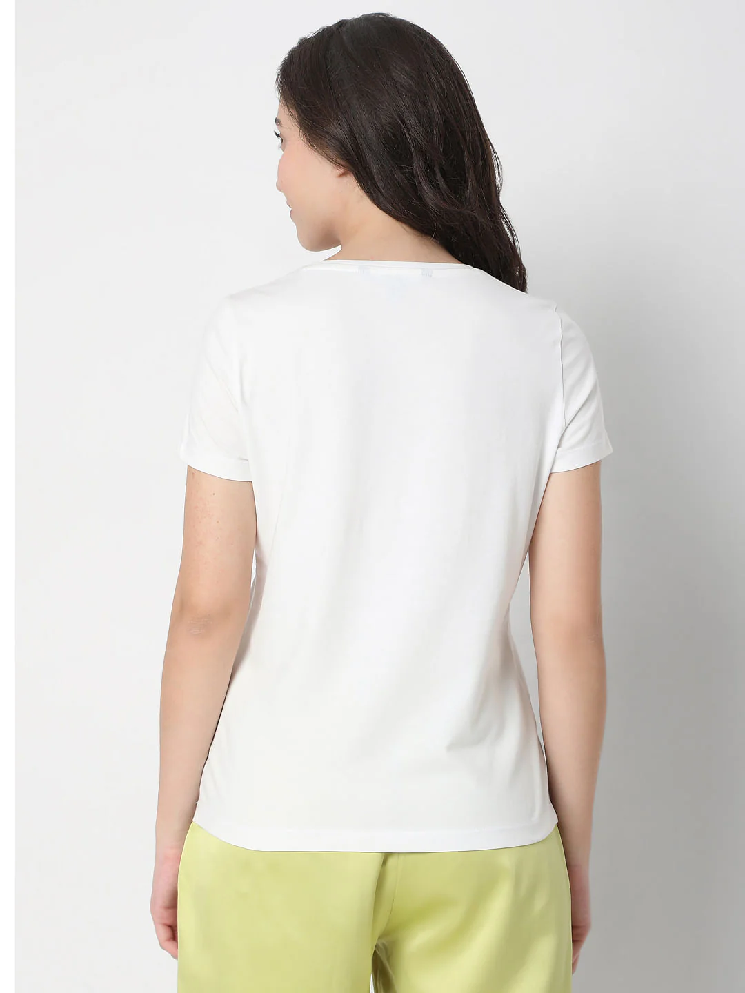 White Graphic Print T-Shirt - Image 4