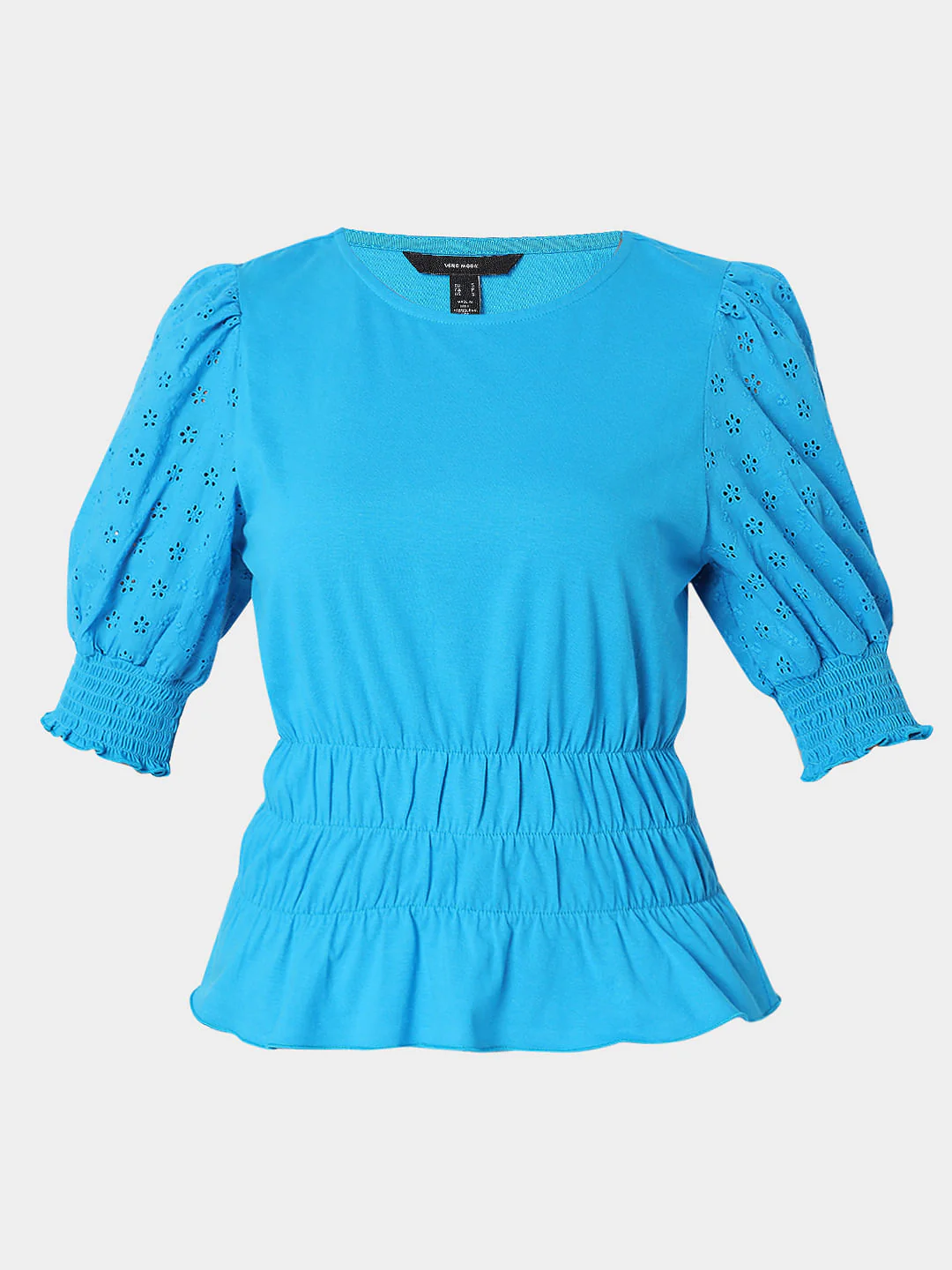 Blue Schiffli Top - Image 7