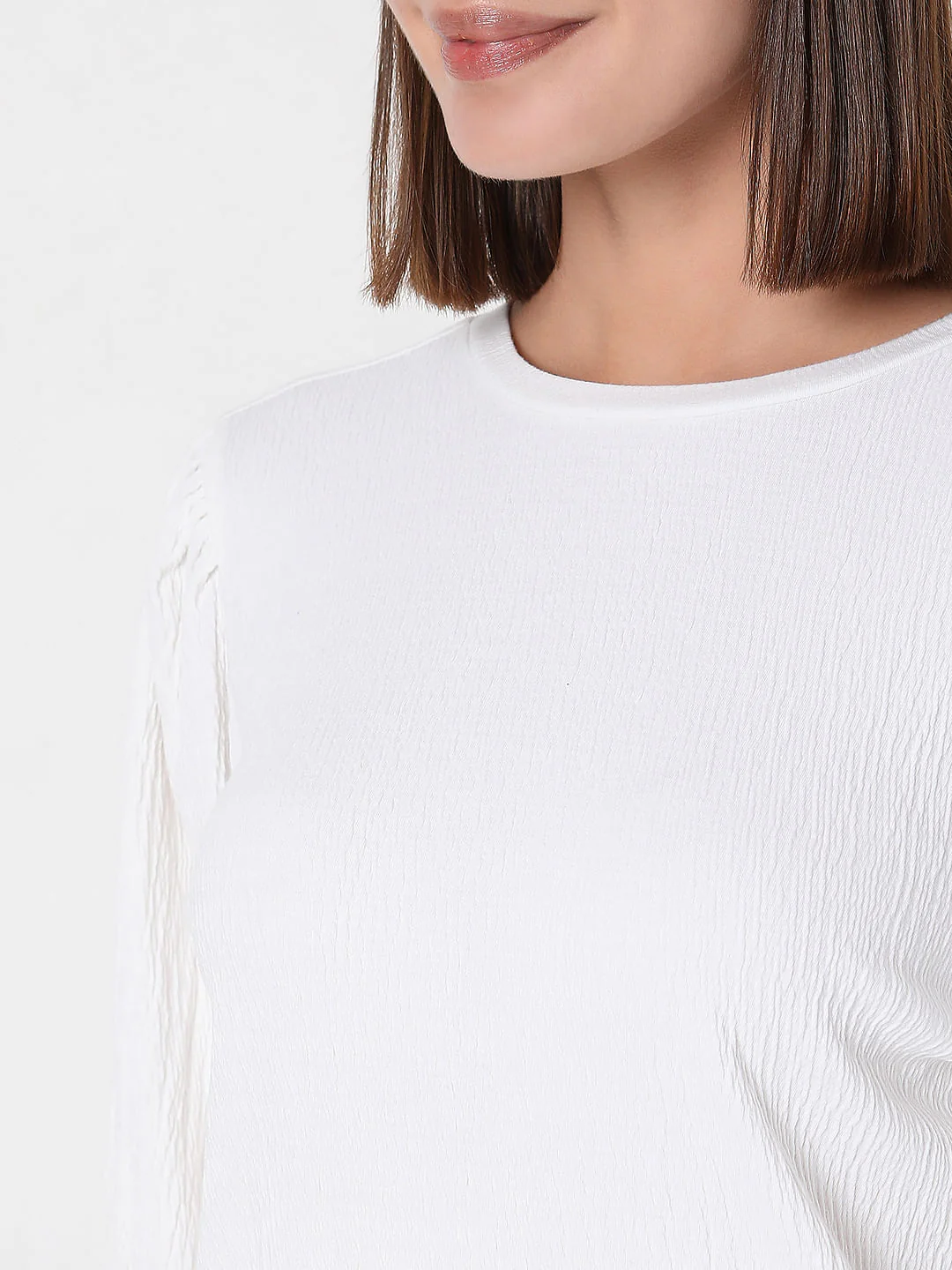 White Back Cut Out Top - Image 6