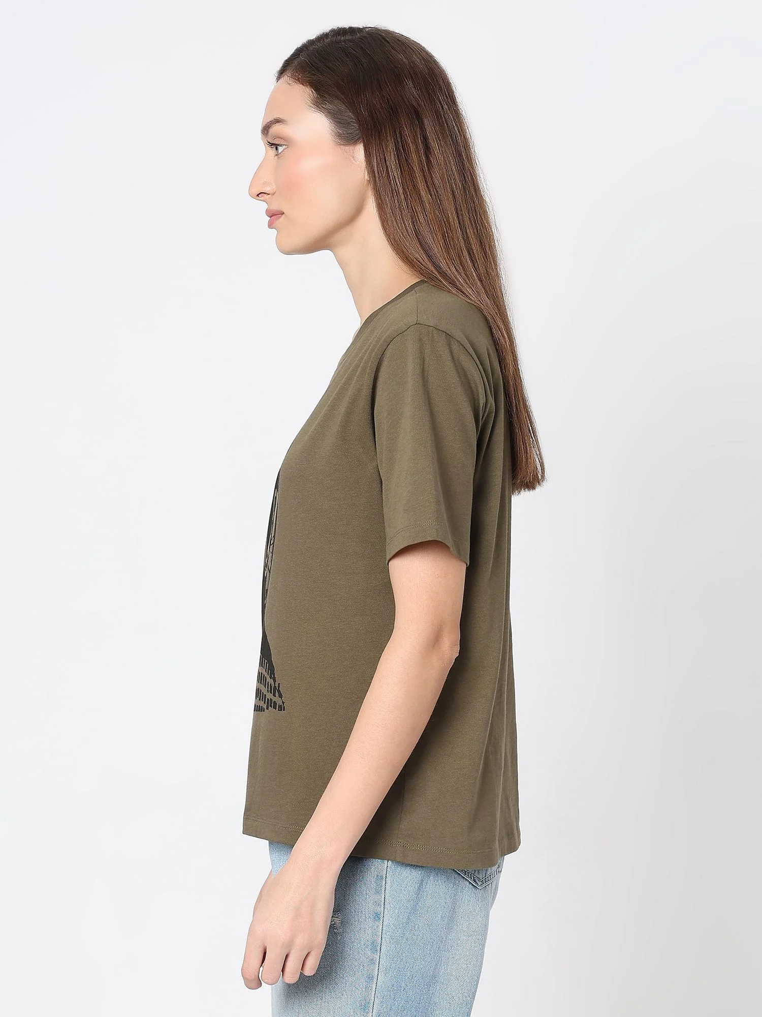 Green Graphic Print T-Shirt - Image 3