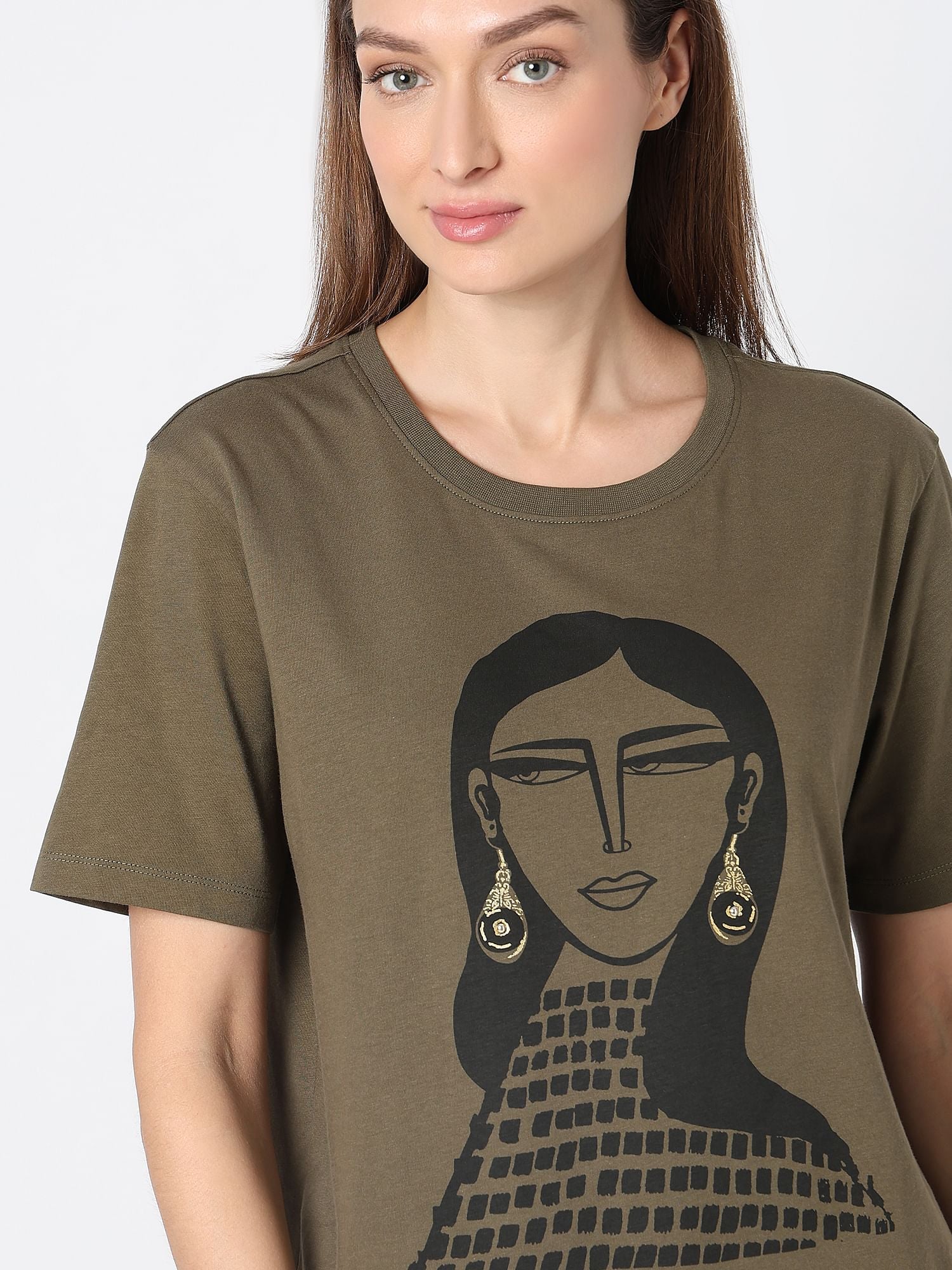 Green Graphic Print T-Shirt - Image 6