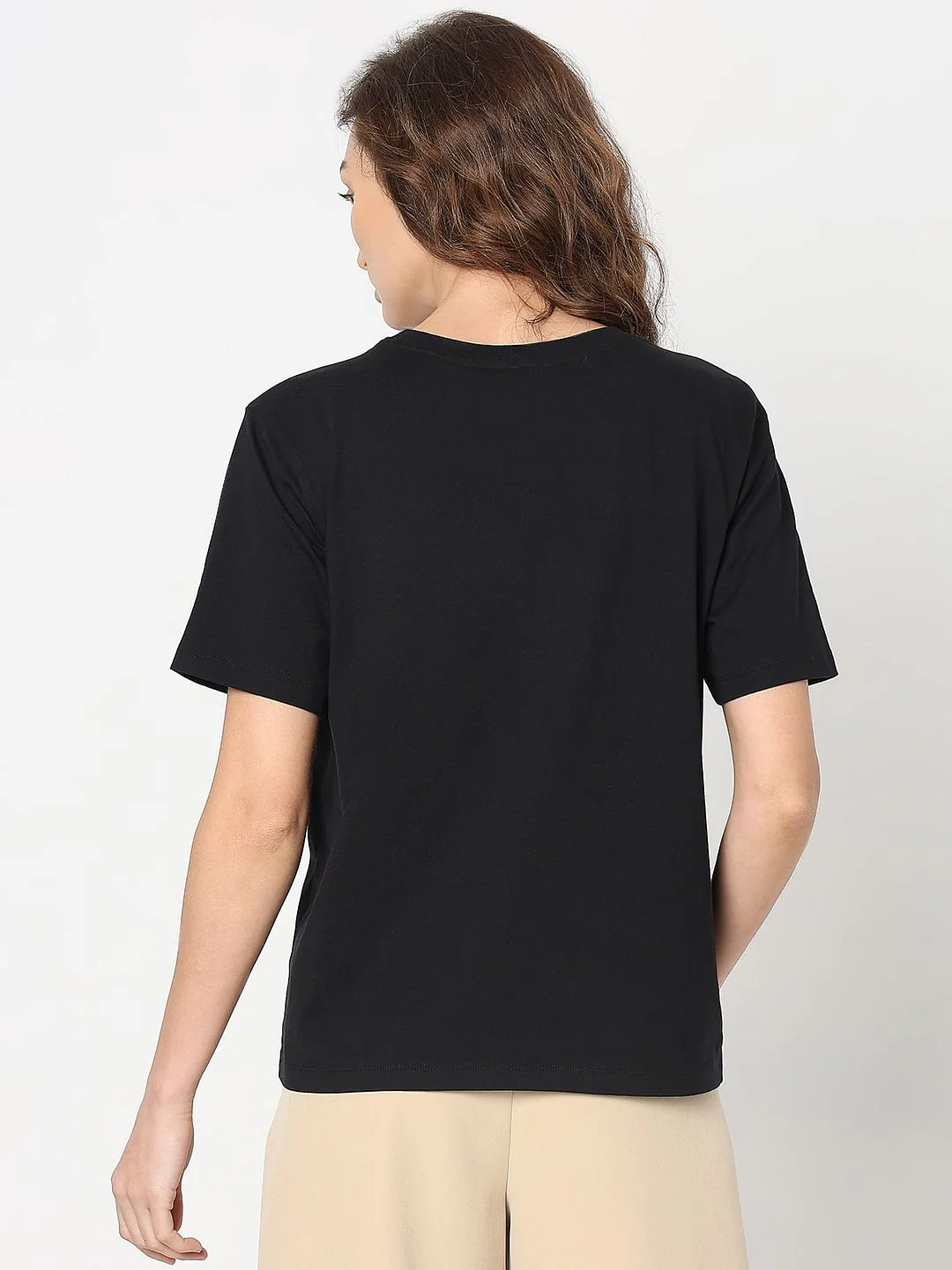 Black Graphic Print T-Shirt - Image 4