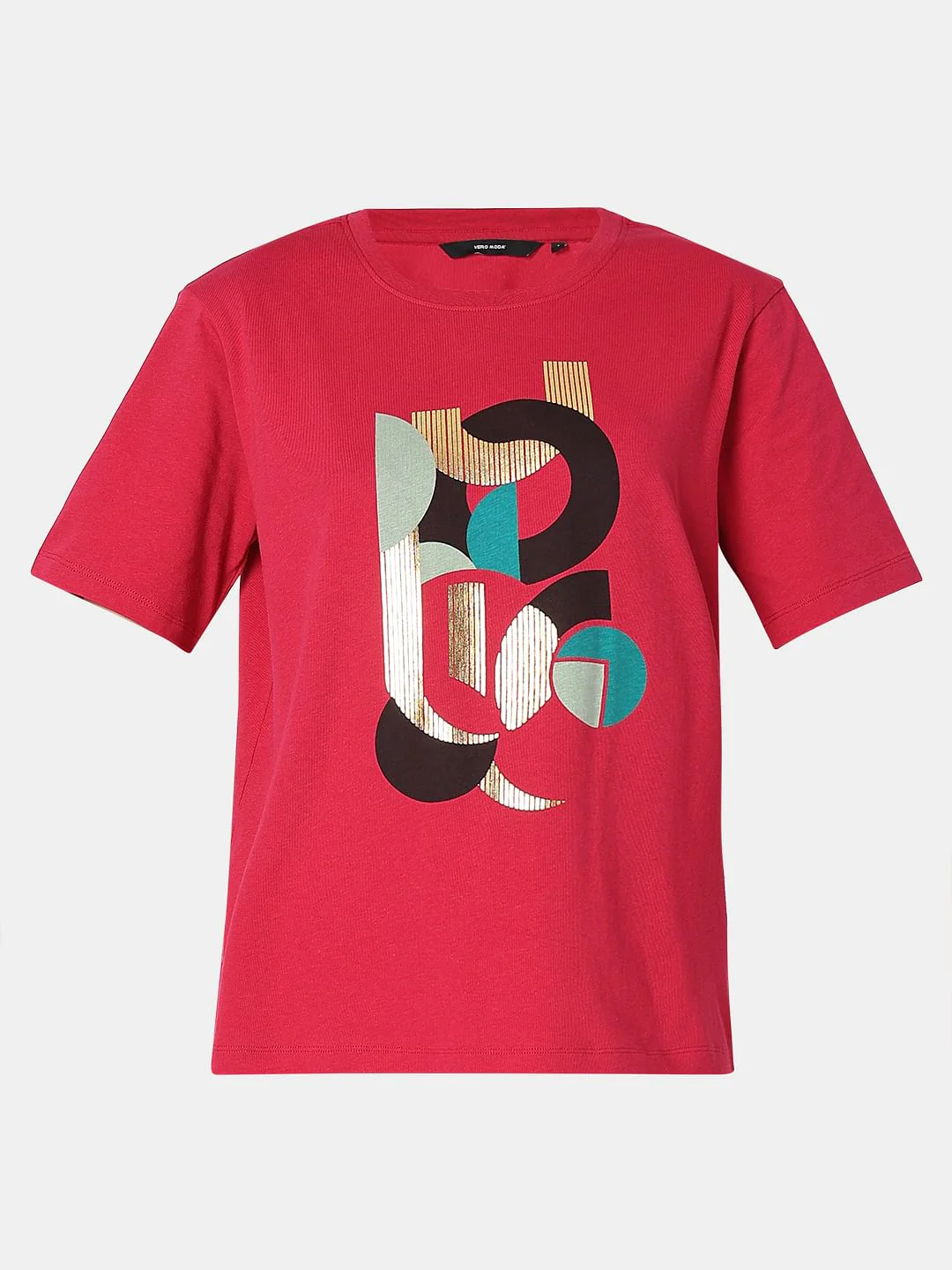 Red Graphic Print T-Shirt - Image 7
