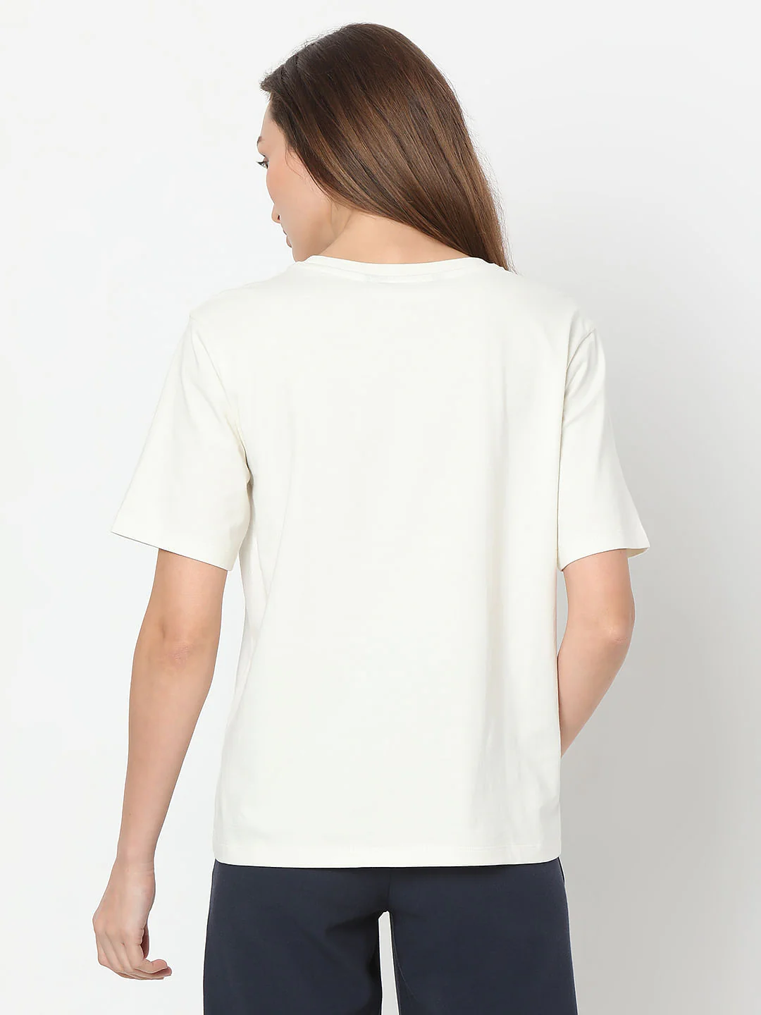 White Floral Print T-Shirt - Image 4