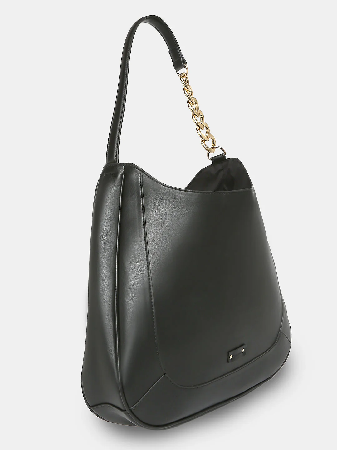 Black U-Shaped Tote Bag - Image 3