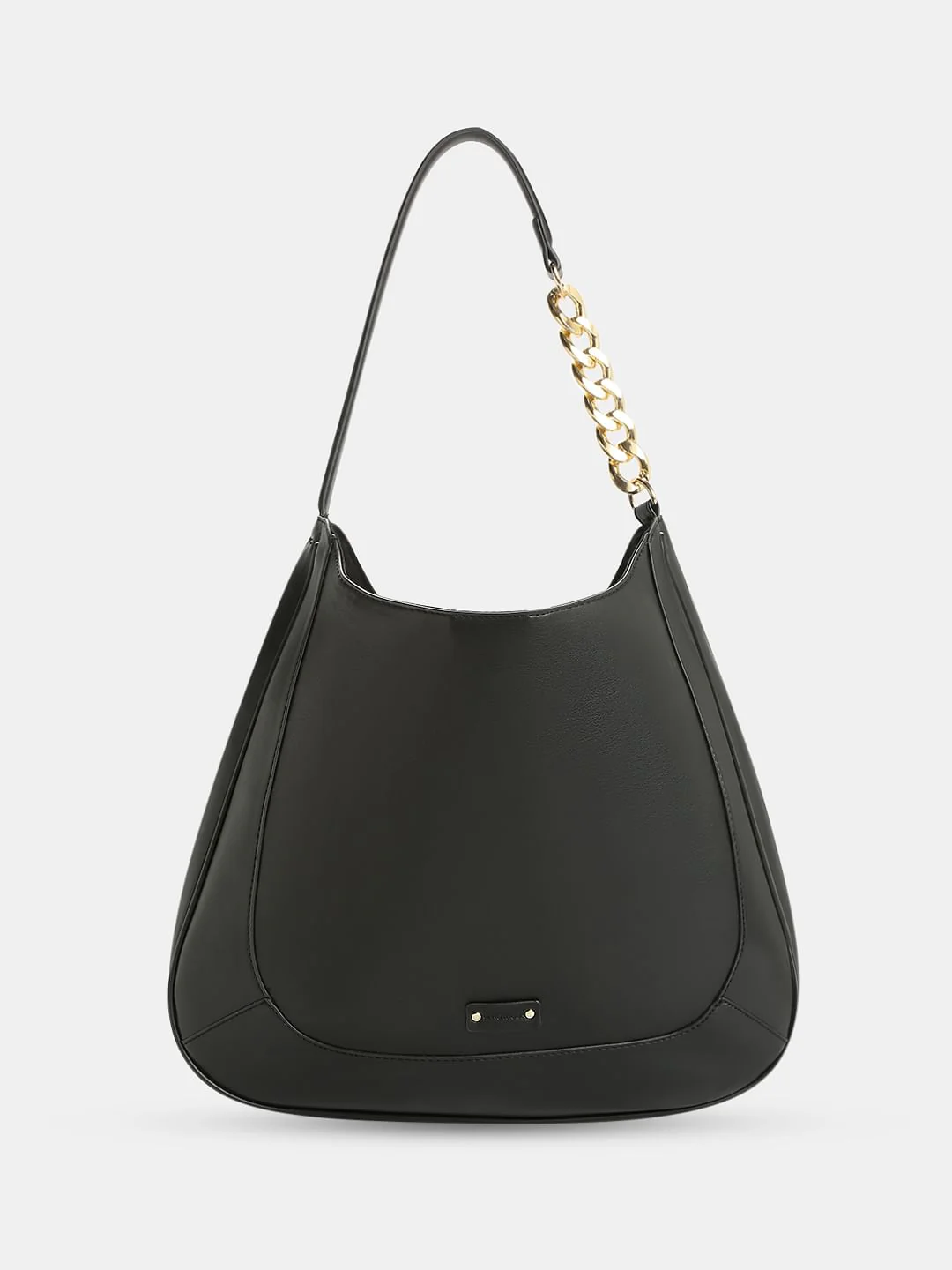 Black U-Shaped Tote Bag - Image 5