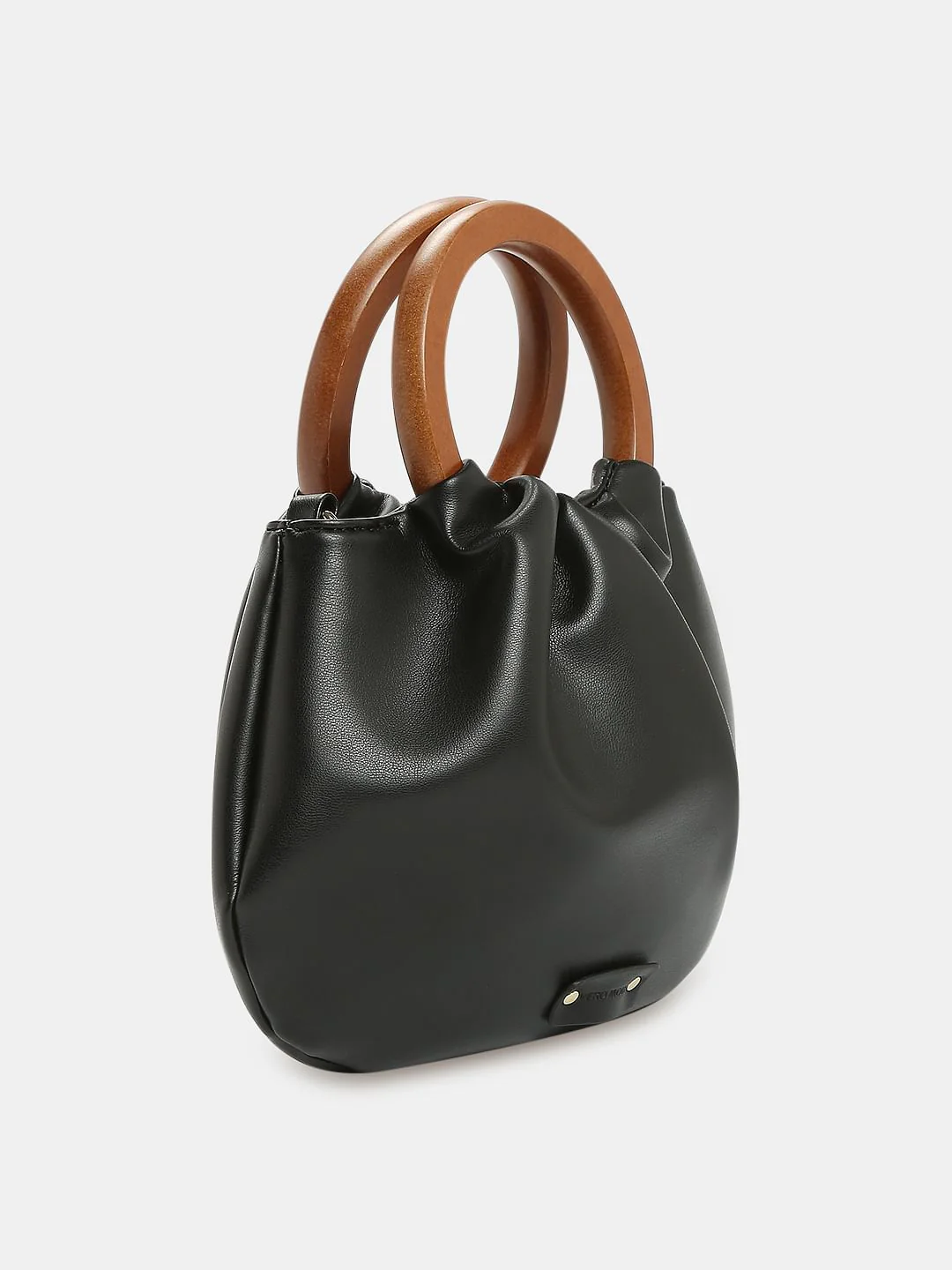 Black Ruched Bag - Image 3