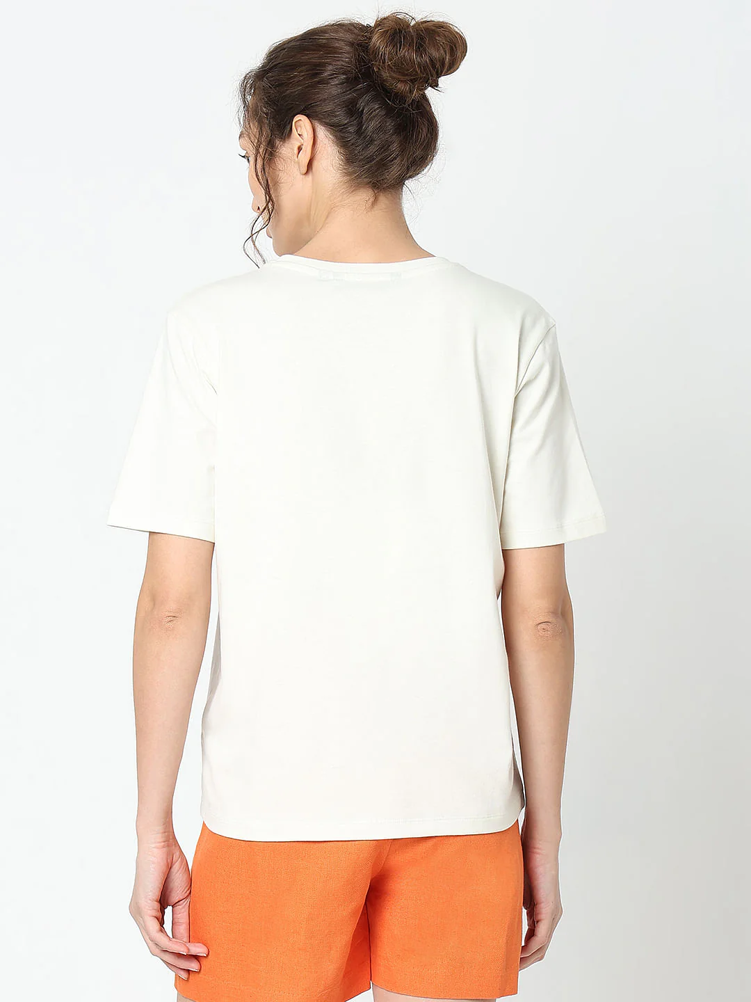 White Graphic Print T-Shirt - Image 4