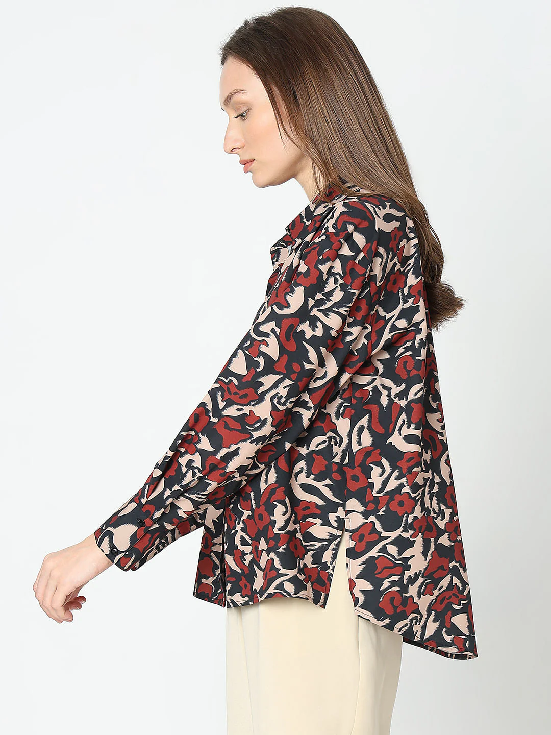 Black Floral Shirt - Image 3