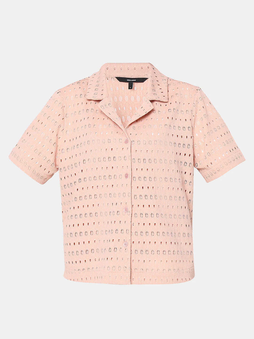 Peach Textured Shirt - Image 7