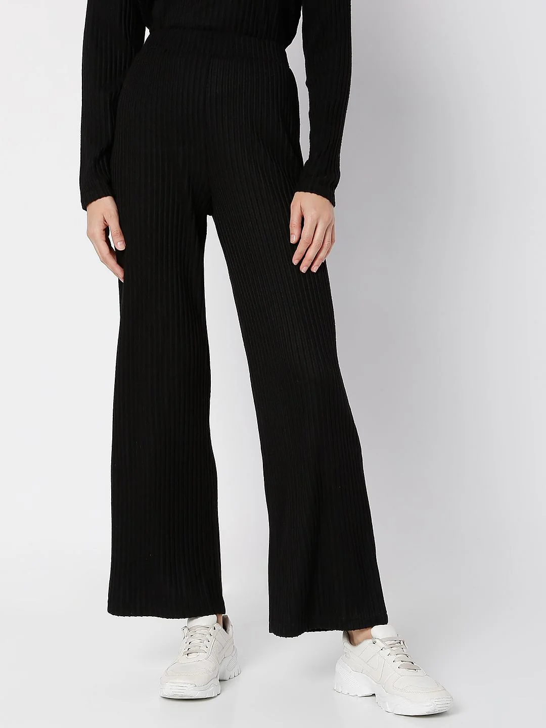 High Rise Black Co-Ord Pants - Image 2
