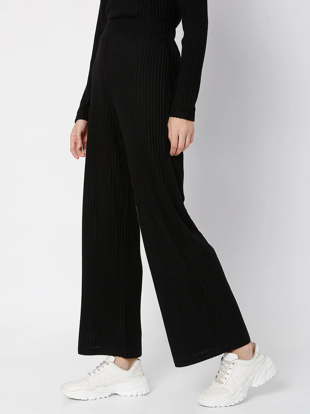 High Rise Black Co-Ord Pants - Image 3