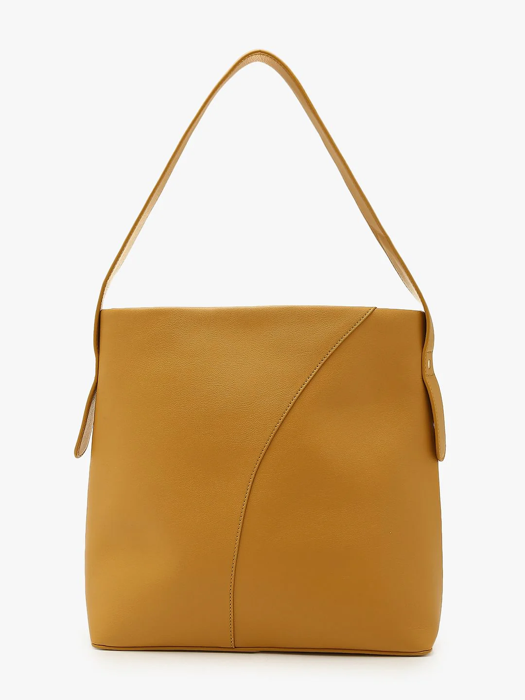 Mustard Single Strap Shoulder Bag - Image 4