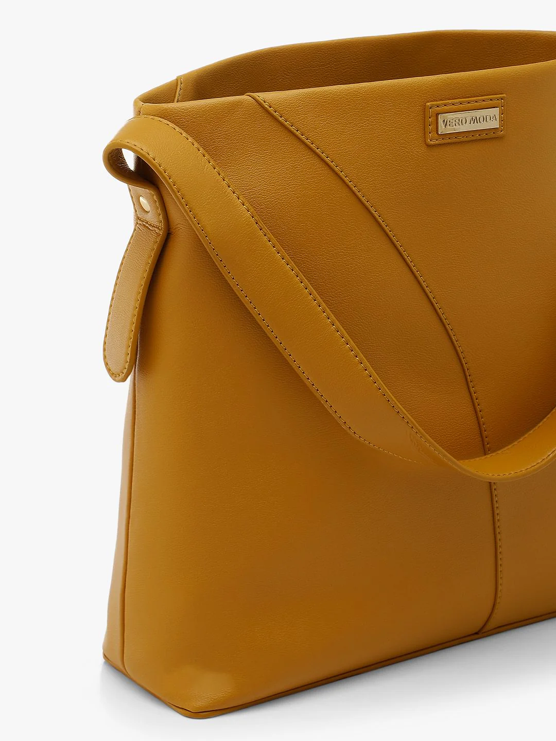 Mustard Single Strap Shoulder Bag - Image 5